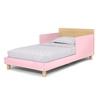 image:imageDelta Children  GapKids Wood Toddler Bed with Reversible Headboard  Greenguard Gold Certified NaturalWhiteBlush Pink