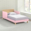 image:imageDelta Children  GapKids Wood Toddler Bed with Reversible Headboard  Greenguard Gold Certified NaturalWhiteBlush Pink