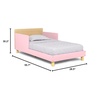 image:imageDelta Children  GapKids Wood Toddler Bed with Reversible Headboard  Greenguard Gold Certified NaturalWhiteBlush Pink
