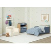 image:imageDelta Children  GapKids Wood Toddler Bed with Reversible Headboard  Greenguard Gold Certified NaturalWhiteIndigo Blue