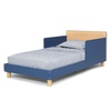 image:imageDelta Children  GapKids Wood Toddler Bed with Reversible Headboard  Greenguard Gold Certified NaturalWhiteIndigo Blue
