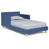 image:imageDelta Children  GapKids Wood Toddler Bed with Reversible Headboard  Greenguard Gold Certified NaturalWhiteIndigo Blue