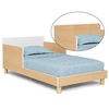 image:imageDelta Children  GapKids Wood Toddler Bed with Reversible Headboard  Greenguard Gold Certified NaturalWhiteNaturalWhite