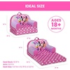 image:imageDelta Children  Minnie Mouse Cozee Buddy FlipOut Kids Chair PinkMinnie Mouse