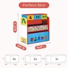 image:imageDelta Children  World of Eric Carle The Very Hungry Caterpillar Design amp Store 6 Bin Toy Storage Organizer  Greenguard Gold Certified RedBlue