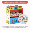 image:imageDelta Children  World of Eric Carle The Very Hungry Caterpillar Design amp Store 6 Bin Toy Storage Organizer  Greenguard Gold Certified RedBlue