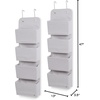 image:imageDelta Children  babyGap 2Pack Over the Door Storage Organizer with 4 Pockets GreyGrey