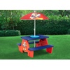 image:imageDelta Children 4 Seat Activity Picnic Table with Umbrella and Lego Compatible Tabletop PAW Patrol