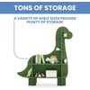 image:imageDelta Children Bear Bookcase  Greenguard Gold Certified Crafted WalnutDinosaur