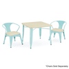 image:imageDelta Children Bistro Kids Play Table  Ideal for Arts amp Crafts Snack Time Homeschooling Homework amp More Aqua MetalNatural BirchAqua With Natural Birch