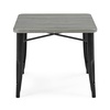 image:imageDelta Children Bistro Kids Play Table  Ideal for Arts amp Crafts Snack Time Homeschooling Homework amp More Aqua MetalNatural BirchBlack With Grey Barnboard