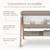 image:imageDelta Children Bondi Beechwood By The Bed Bassinet with PureAir Breathable Mesh Sheet and FSCCertified Wood TanBassinet
