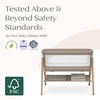 image:imageDelta Children Bondi Beechwood By The Bed Bassinet with PureAir Breathable Mesh Sheet and FSCCertified Wood TanBassinet