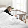 image:imageDelta Children Bondi Beechwood By The Bed Bassinet with PureAir Breathable Mesh Sheet and FSCCertified Wood TanBedside Bassinet