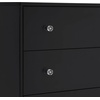image:imageDelta Children Bowie 4in1 Convertible Acrylic Crib  Greenguard Gold Certified Black EbonyDresser
