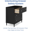 image:imageDelta Children Bowie 4in1 Convertible Acrylic Crib  Greenguard Gold Certified Black EbonyDresser