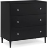 image:imageDelta Children Bowie 4in1 Convertible Acrylic Crib  Greenguard Gold Certified Black EbonyDresser
