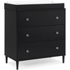 image:imageDelta Children Bowie 4in1 Convertible Acrylic Crib  Greenguard Gold Certified Black EbonyDresser