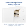 image:imageDelta Children Brooks 6 Drawer Dresser with Interlocking Drawers Includes 3 Sets of Knobs  Choose from Natural Brushed Nickel amp Melted Bronze Bianca WhiteBianca White