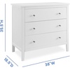 image:imageDelta Children Campbell 3 Drawer Dresser Midnight GreyBianca White