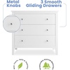 image:imageDelta Children Campbell 3 Drawer Dresser Midnight GreyBianca White