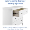 image:imageDelta Children Campbell 3 Drawer Dresser Midnight GreyBianca White