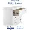 image:imageDelta Children Campbell 3 Drawer Dresser Midnight GreyBianca White