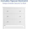 image:imageDelta Children Campbell 3 Drawer Dresser Midnight GreyBianca White