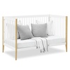 image:imageDelta Children Casey 4in1 Convertible Crib  Greenguard Gold Certified Bianca WhiteNaturalBianca WhiteNatural