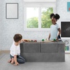 image:imageDelta Children Convertible Sofa and Play Set for Kids and Toddlers Modular Foam Couch and Flip Out Lounger with 2 Ottomans GreyGrey