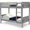 image:imageDelta Children Convertible Twin Over Twin Wood Bunk Bed with Ladder and Guardrails  Use as Bunk Bed or 2 StandAlone Twin Beds GreyBunk Bed Only
