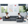 image:imageDelta Children Cozee 4Piece Sectional Sofa Set 20D x 20W x 155H Grey4Piece Sectional Sofa Set