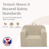 image:imageDelta Children Cozee Corduroy Foam Chair BlueCream