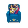 image:imageDelta Children DC Super Hero Girls High Back Upholstered Chair MySize DoubleSided Storage Easel 175 lb