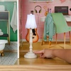image:imageDelta Children Deluxe Maui Dollhouse  Large 4Story Dollhouse with 12 Rooms Includes 50 Accessories  Working Elevator Wave Slide LightsSounds  Fits 12inch Dolls  Pretend Play Gift for Ages 3