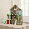 image:imageDelta Children Deluxe Maui Dollhouse  Large 4Story Dollhouse with 12 Rooms Includes 50 Accessories  Working Elevator Wave Slide LightsSounds  Fits 12inch Dolls  Pretend Play Gift for Ages 3