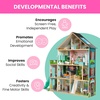 image:imageDelta Children Deluxe Maui Dollhouse  Large 4Story Dollhouse with 12 Rooms Includes 50 Accessories  Working Elevator Wave Slide LightsSounds  Fits 12inch Dolls  Pretend Play Gift for Ages 3