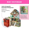 image:imageDelta Children Deluxe Maui Dollhouse  Large 4Story Dollhouse with 12 Rooms Includes 50 Accessories  Working Elevator Wave Slide LightsSounds  Fits 12inch Dolls  Pretend Play Gift for Ages 3