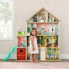 image:imageDelta Children Deluxe Maui Dollhouse  Large 4Story Dollhouse with 12 Rooms Includes 50 Accessories  Working Elevator Wave Slide LightsSounds  Fits 12inch Dolls  Pretend Play Gift for Ages 3