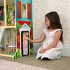 image:imageDelta Children Deluxe Maui Dollhouse  Large 4Story Dollhouse with 12 Rooms Includes 50 Accessories  Working Elevator Wave Slide LightsSounds  Fits 12inch Dolls  Pretend Play Gift for Ages 3