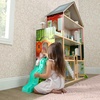 image:imageDelta Children Deluxe Maui Dollhouse  Large 4Story Dollhouse with 12 Rooms Includes 50 Accessories  Working Elevator Wave Slide LightsSounds  Fits 12inch Dolls  Pretend Play Gift for Ages 3
