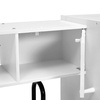 image:imageDelta Children Deluxe Modern Kitchen  Toy Kitchen Playset with Realistic Knobs that TurnClick Oven Sink and FridgeFreezer with Ice Maker White