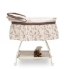 image:imageDelta Children Deluxe Sweet Beginnings Bedside Bassinet  Portable Crib with Lights and Sounds Falling LeavesFalling Leaves
