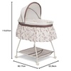 image:imageDelta Children Deluxe Sweet Beginnings Bedside Bassinet  Portable Crib with Lights and Sounds Falling LeavesFalling Leaves