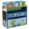 image:imageDelta Children Design amp Store 6 Bin Toy Storage Organizer  Greenguard Gold Certified CoComelonCoComelon
