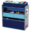 image:imageDelta Children Design and Store 6 Bin Toy Organizer WhitePinkGreyBlue