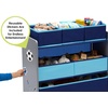 image:imageDelta Children Design and Store 6 Bin Toy Organizer WhitePinkGreyBlue