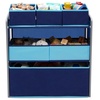 image:imageDelta Children Design and Store 6 Bin Toy Organizer WhitePinkGreyBlue