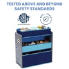 image:imageDelta Children Design and Store 6 Bin Toy Organizer WhitePinkGreyBlue