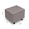 image:imageDelta Children Diamond Tufted Gliding Ottoman French GreyFrench Grey